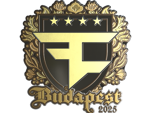 Sticker | FaZe Clan (Gold) | Budapest 2025 image
