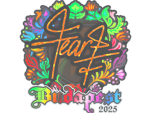 Sticker | fEAR (Holo) | Budapest 2025 image
