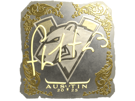 Sticker | FL1T (Gold) | Austin 2025 image