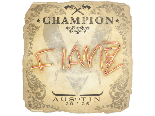 Sticker | FlameZ (Champion) | Austin 2025 image