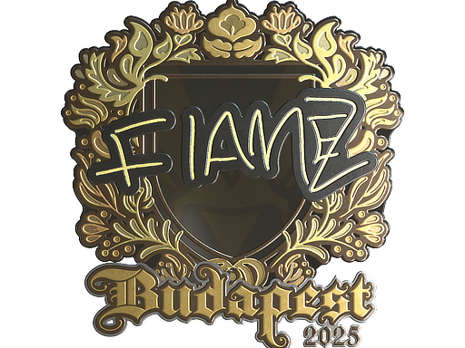 Sticker | FlameZ (Gold) | Budapest 2025 image