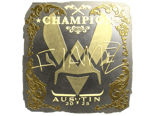 Sticker | FlameZ (Gold, Champion) | Austin 2025 image