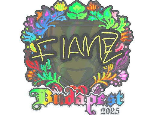 Sticker | FlameZ (Holo) | Budapest 2025 image