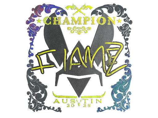Sticker | FlameZ (Holo, Champion) | Austin 2025 image