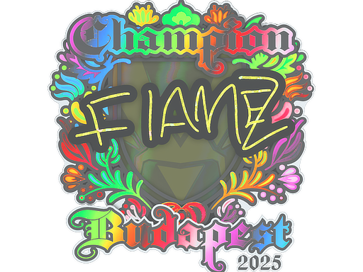 Sticker | FlameZ (Holo, Champion) | Budapest 2025 image