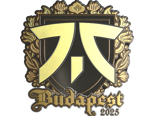 Sticker | fnatic (Gold) | Budapest 2025 image