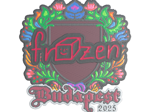 Sticker | frozen (Embroidered) | Budapest 2025 image