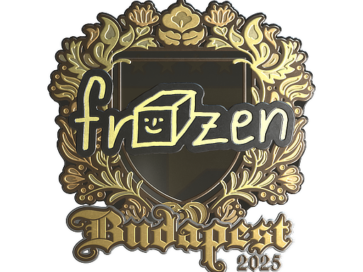 Sticker | frozen (Gold) | Budapest 2025 image