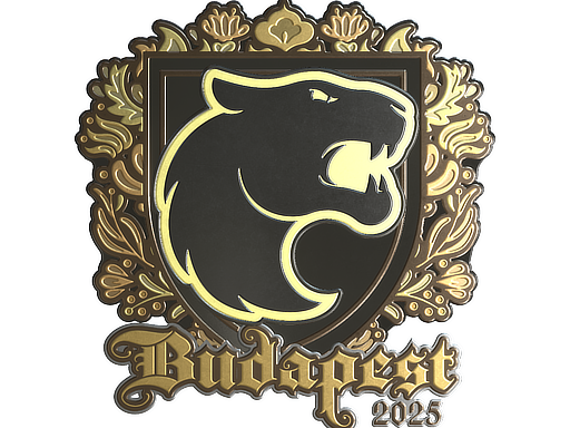 Sticker | FURIA (Gold) | Budapest 2025 image
