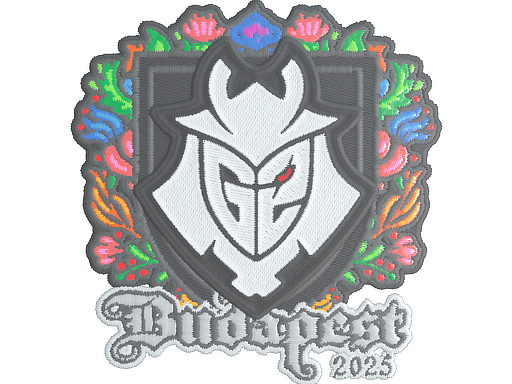 Sticker | G2 esports (Embroidered) | Budapest 2025 image