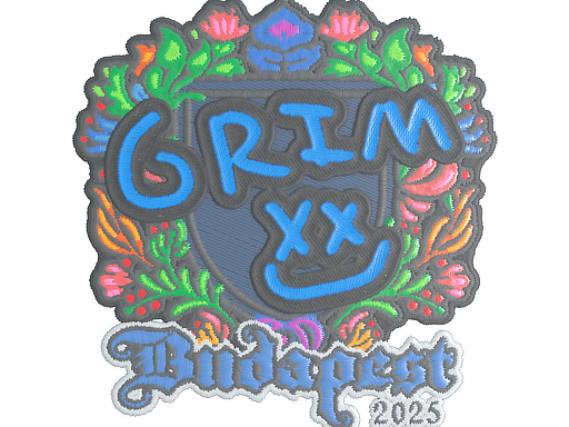 Sticker | Grim (Embroidered) | Budapest 2025 image