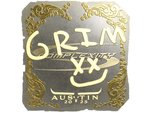 Sticker | Grim (Gold) | Austin 2025 image