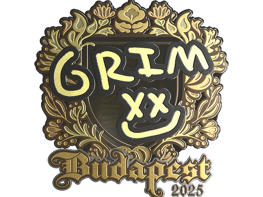 Sticker | Grim (Gold) | Budapest 2025 image