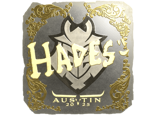 Sticker | hades (Gold) | Austin 2025 image
