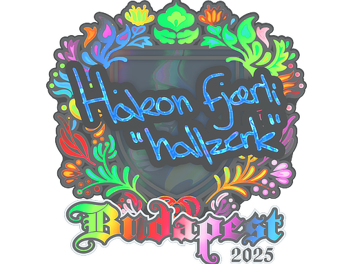 Sticker | hallzerk (Holo) | Budapest 2025 image