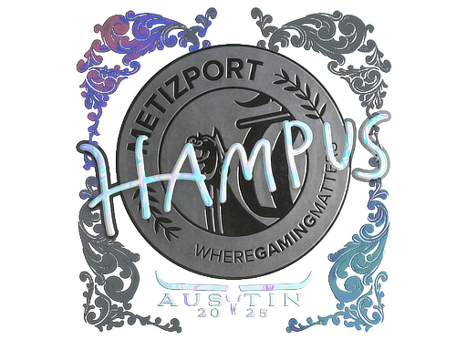 Sticker | hampus (Holo) | Austin 2025 image