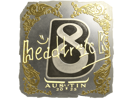 Sticker | headtr1ck (Gold) | Austin 2025 image