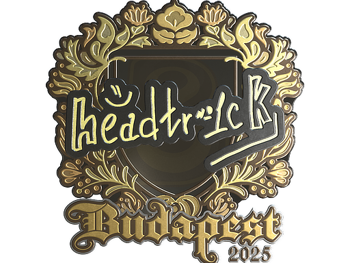 Sticker | headtr1ck (Gold) | Budapest 2025 image