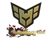 Sticker | HEROIC (Gold) | Shanghai 2024 image