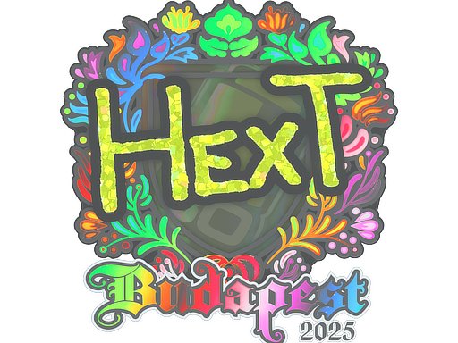 Sticker | HexT (Holo) | Budapest 2025 image