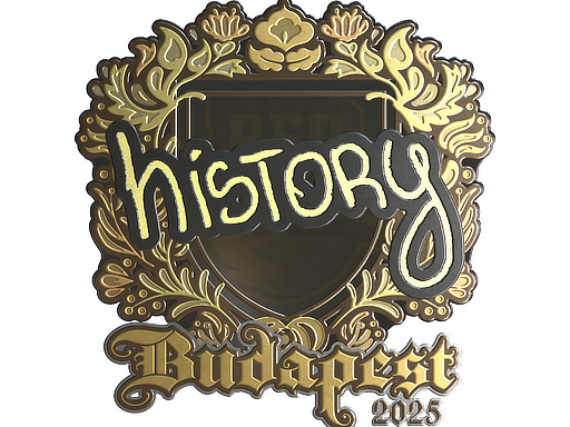 Sticker | History (Gold) | Budapest 2025 image