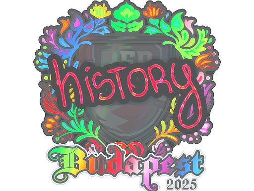 Sticker | History (Holo) | Budapest 2025 image