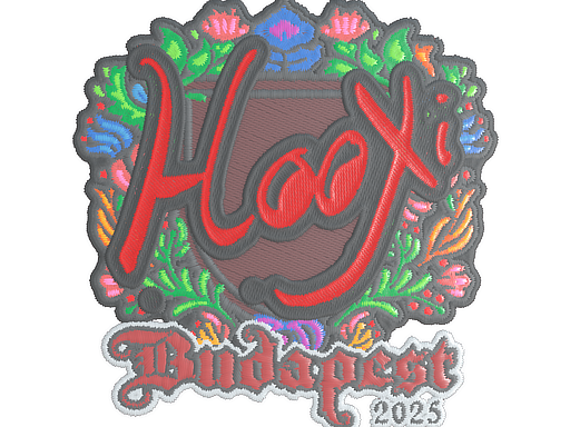 Sticker | HooXi (Embroidered) | Budapest 2025 image