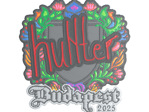 Sticker | huNter- (Embroidered) | Budapest 2025 image