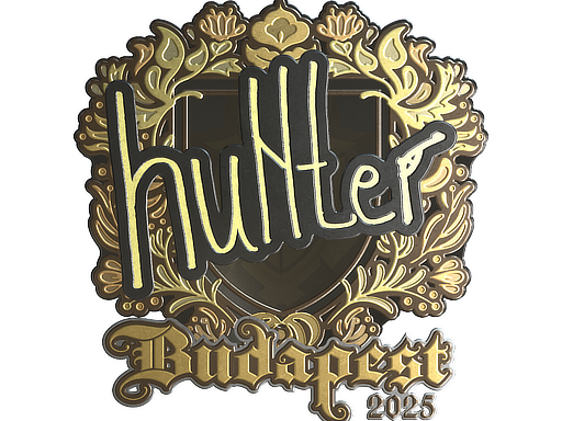 Sticker | huNter- (Gold) | Budapest 2025 image