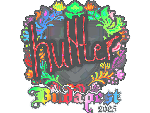 Sticker | huNter- (Holo) | Budapest 2025 image