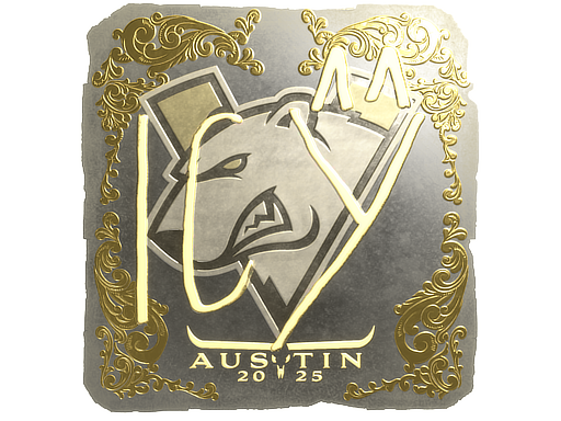 Sticker | ICY (Gold) | Austin 2025 image