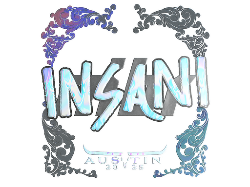 Sticker | insani (Holo) | Austin 2025 image