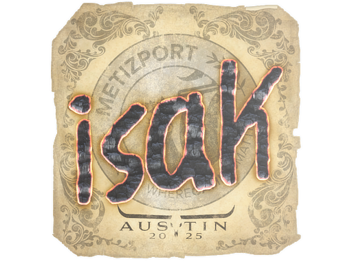 Sticker | isak | Austin 2025 image