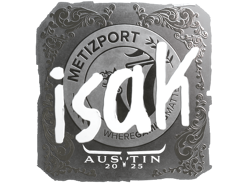 Sticker | isak (Foil) | Austin 2025 image