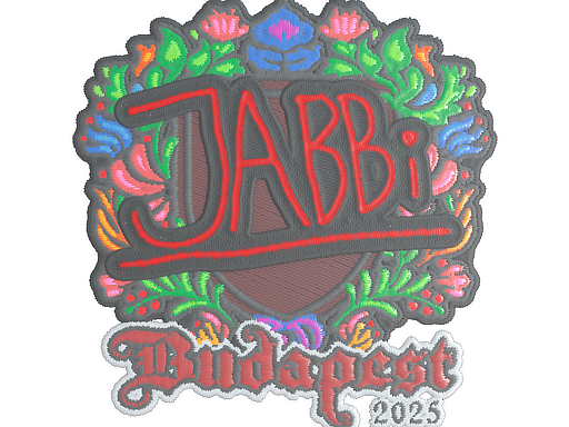 Sticker | jabbi (Embroidered) | Budapest 2025 image