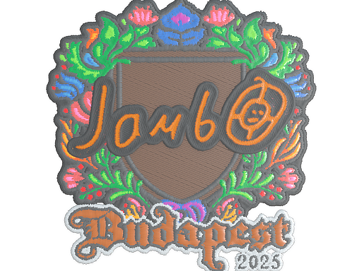 Sticker | jambo (Embroidered) | Budapest 2025 image