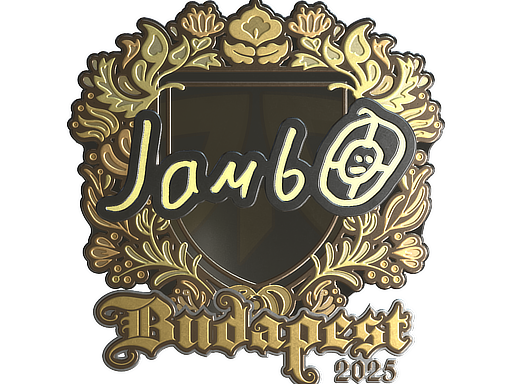 Sticker | jambo (Gold) | Budapest 2025 image