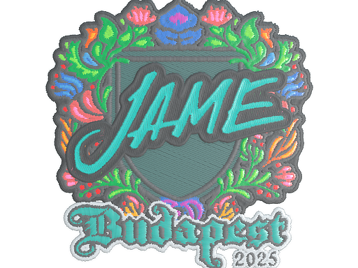 Sticker | Jame (Embroidered) | Budapest 2025 image