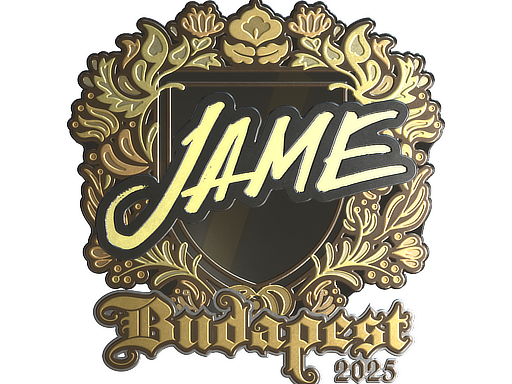 Sticker | Jame (Gold) | Budapest 2025 image