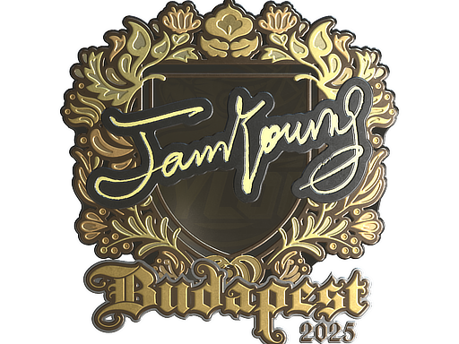 Sticker | JamYoung (Gold) | Budapest 2025 image
