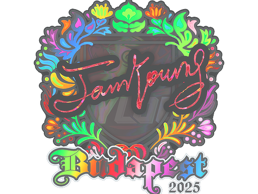 Sticker | JamYoung (Holo) | Budapest 2025 image