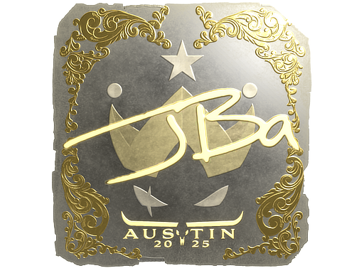 Sticker | JBa (Gold) | Austin 2025 image