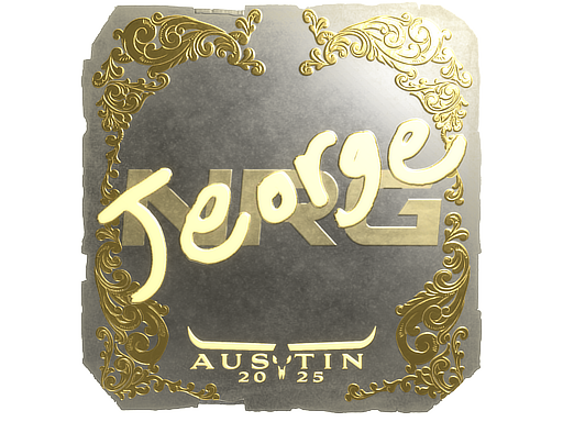 Sticker | jeorge (Gold) | Austin 2025 image