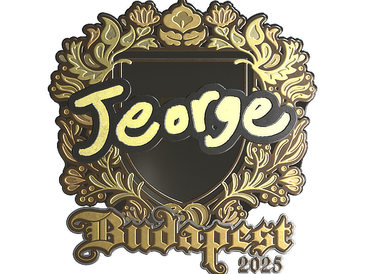 Sticker | jeorge (Gold) | Budapest 2025 image