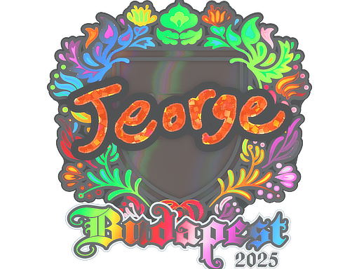 Sticker | jeorge (Holo) | Budapest 2025 image
