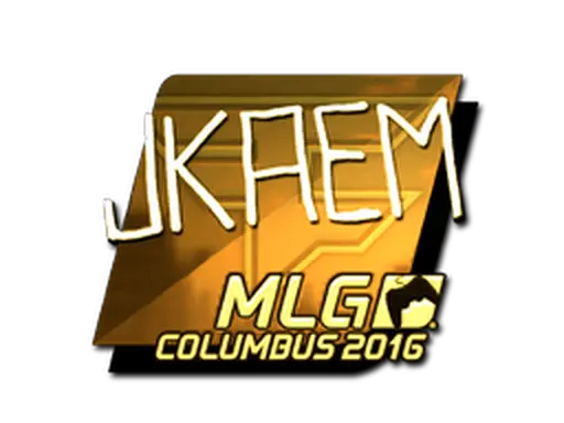 Sticker | jkaem (Gold) | MLG Columbus 2016
