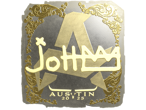 Sticker | jottAAA (Gold) | Austin 2025 image