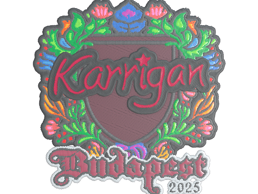Sticker | karrigan (Embroidered) | Budapest 2025 image