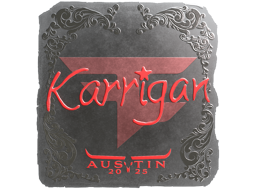 Sticker | karrigan (Foil) | Austin 2025 image