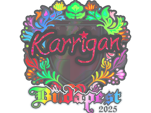 Sticker | karrigan (Holo) | Budapest 2025 image